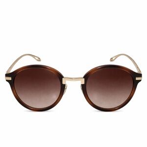Fendi 9707 C3 Round Tortoise Shell Gradient Sunglasses 49-22-138 NWOT